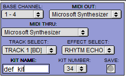 MD UW Editor MIDI
